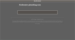 Desktop Screenshot of freshwater-plumbing.com