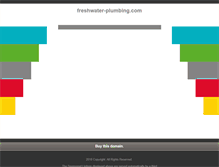 Tablet Screenshot of freshwater-plumbing.com